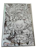 THUNDERCATS #1 BUZZ THE ARTIST. B&W VIRGIN LTD 100 SIGNED COA HAND NUMBERED  picture