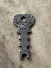 Vintage Key CLUM Mfg Co Flat Ignition Key #2624 Milwaukee picture