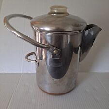 Vtg Revere Ware Copper Bottom 14 Cup Percolator Coffee Pot Complete VHTF Size  picture