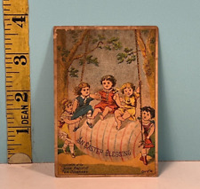 1800's An Easter blessing from Union Pacific Tea Co Trade Card New York. picture