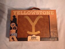 Poker Set 200 Piece Yellowstone Brand New With Case Rare picture