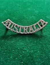 Genuine Australia Staybrite Shoulder Title Australian Military Badge  picture