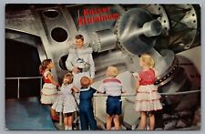 Disneyland Tomorrowland Kaiser Aluminum Telescope 1950s Postcard picture