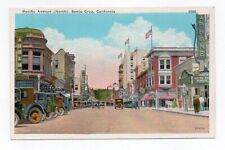 WB Postcard, Pacific Avenue, North, Santa Cruz, California picture