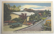 Aguas Buenas Puerto Rico Postcard Hotel Jagueyes Cottage Old Car picture