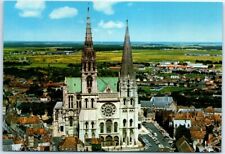Postcard - Aerial view of the cathedral (12th century) - Chartres, France picture