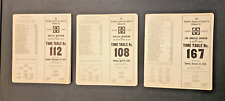 Lot 3  1956-59 The Atchison Topeka and Santa Fe Railway Railroad Timetable T91 picture