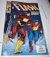 The Flash #73 Dashing Through The Snow 1993 DC Comics Scarlet Speedster App. VF picture