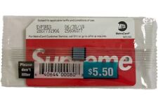 SUPREME NYC MTA METROCARD NEW YORK CITY FACTORY SEALED picture