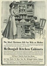 McDougall Kitchen Cabinets Woman Little Boy Indianapolis 1905 Antique Print Ad picture