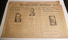 NY Herald Tribune July  1932 Depression Era Pre WW2 Prohibition Newpaper  picture