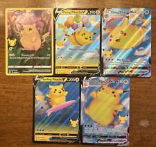 Pokémon TCG Pikachu Celebrationsfl Full Art  Holo Rare Lot Of 5 picture