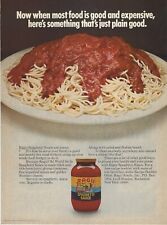 1974 Ragu Spaghetti Sauce vintage print ad 70's advertisement picture
