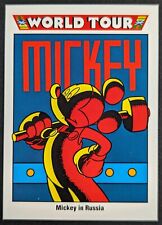 Mickey Russia 1991 World Tour Impel Disney Collector Card #195 (NM) picture