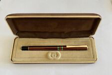 GUCCI Sherry Line Metalic Brown Fountain Pen - Excellent - Needs Ink picture
