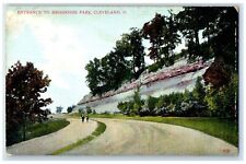 c1910's Entrance To Brookside Park Cleveland Ohio OH Unposted Vintage Postcard picture