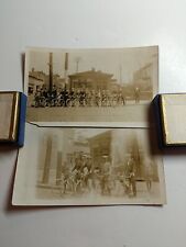 Antique Vintage Bicycle Cyclists Group Of f Men/Boys With Bikes. 1922. NJ.  picture