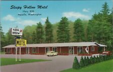 Sleepy Hollow Motel Naselle Washington c1950-60s postcard E699 picture