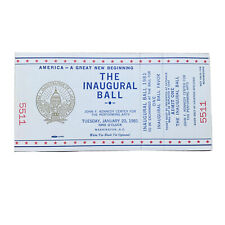 1981 President Ronald Reagan Inauguration Inaugural Ball Ticket Kennedy Center picture