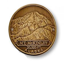 MT. MCKINLEY ALASKA HIKING STICK MEDALLION CHALLENGE COIN picture