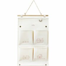 T's Factory Miffy Wall Pocket Accessory Storage Organizer Cotton From Japan NEW picture