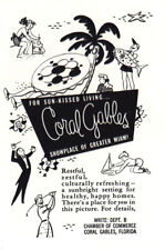 1949 Coral Gables, Florida: Sun Kissed Living Vintage Print Ad picture