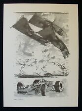 FERRARI 1966 312 F1-66 Formula One F1 Art Print Nani TEDESCHI picture