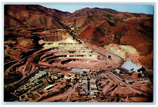 c1960's Phelps Dodge Corporation's Lavender Open-Pit Copper Mine AZ Postcard picture