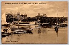 Postcard Ramayle Pavilion, White Bear Lake, St Paul, Minnesota c1905 A93 picture