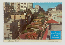 Lombard Street The Crookedest Street in the World San Francisco CA Postcard picture