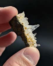 Amazing Jeffrey Quarry Quartz Crystal Cluster, Natural Arkansas Mineral Specimen picture