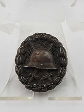 WW1 German Army Black Metal Wound Badge Pin 1914-1918 Original Imperial Army picture