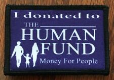 The Human Fund Seinfeld Morale Patch Tactical ARMY Military Flag  picture