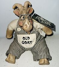 The Country Folks Figurine Shelf Sitter Vintage - Russ Cole Old Goat NOS picture