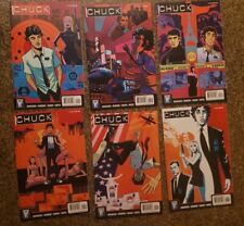 CHUCK #1 2 3 4 5 6 COMPLETE WILDSTORM 2008 COMIC SERIES ZACHARY LEVI TV SHOW NM picture