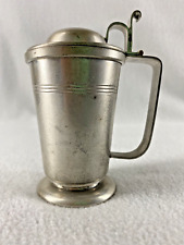 Vintage Swedish Mini Pewter Beer Stein Tankard GAB Tenn Handarbete 4 1/2