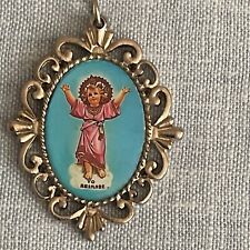 Divine Child Jesus | Nino Divino Medal | Silver Tone | Catholic Pendant  picture
