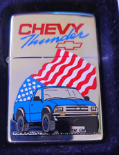 Zippo 1999 Chevy Thunder Truck American Stainless High Polished Zippo picture