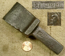 Champion 3/4 Inch Blacksmith Anvil Cutting Hardy Working Old Tool READ picture
