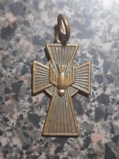Vintage Catholic Holy Ghost Fathers Pray For The Missions Cross Medal  picture