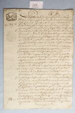 1803 France Notary Legal Document Napoleon picture