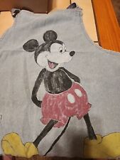 Vintage Mickey Mouse Apron. Reversible. Animals On Opposite Side picture