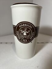 Starbucks 2016 Rare Siren Coffee Tea Ceramic Tumbler Travel Mug 12oz With Lid picture