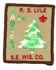 1984 Robert S. Lyle Scout Reservation Camp Patch Southeast Wisconsin Council BSA picture