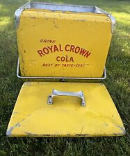 VINTAGE 1950'S ROYAL CROWN RC COLA COOLER WITH BOTTLE OPENER picture