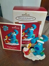 Hallmark Keepsake Ornament The First Snow Blue's Clues 2002 Used Excellent picture