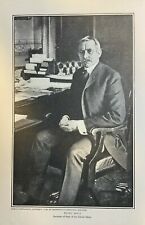 1906 Vintage Magazine Illustration Elihu Root Secretary of State picture