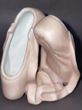 Mini Porcelain Pink Ballet Slippers Figurine picture