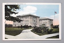 Vintage Postcard Rochester New York WEST HIGH SCHOOL Genesse Street picture