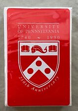 Rare ~ 1990 “University of Pennsylvania 250th Anniversary” ~ Hoyle Playing Cards picture